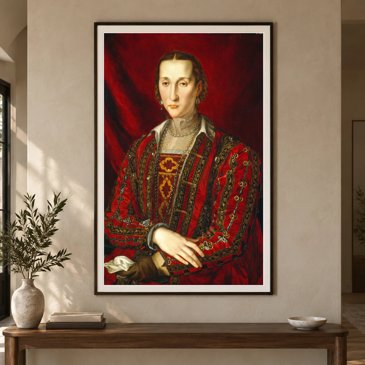 Eleonora Di Toledo 1961.9.7 — Famous Paintings shown in a styled interior
