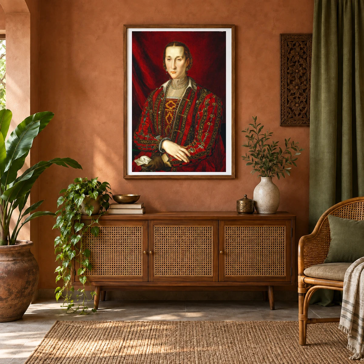 Eleonora Di Toledo 1961.9.7 — Famous Paintings shown in a styled interior