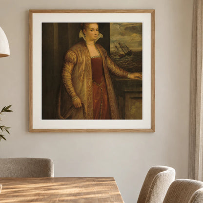 Emilia Di Spilimbergo 1942.9.82 — Famous Paintings shown in a styled interior
