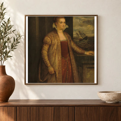 Emilia Di Spilimbergo 1942.9.82 — Famous Paintings shown in a styled interior