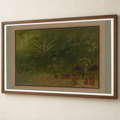 Encampment Of Cocomas Looking Ashore 1965.16.285 — Famous Paintings famous paintings print by SaamCrafts