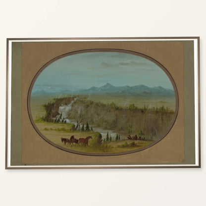 Falls Of The Snake River 1965.16.192 — Famous Paintings famous paintings print by SaamCrafts