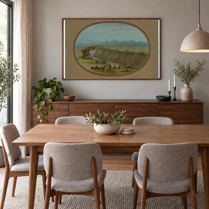 Falls Of The Snake River 1965.16.192 — Famous Paintings shown in a styled interior