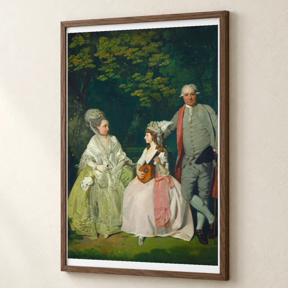 Family Group 1983.1.43 — Famous Paintings famous paintings print by SaamCrafts