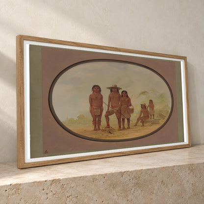 Five Maya Indians 1965.16.174 — Famous Paintings famous paintings print by SaamCrafts