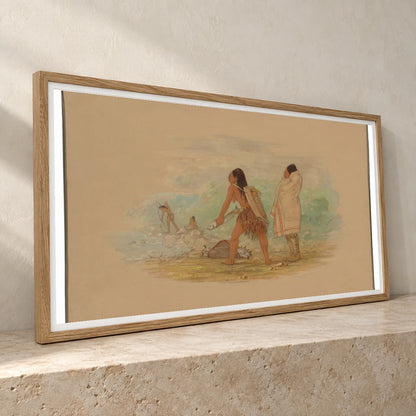 Flathead Indians 1965.16.149 — Famous Paintings famous paintings print by SaamCrafts