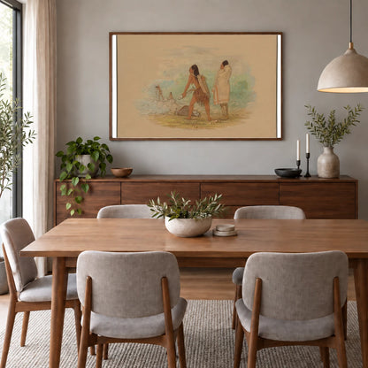 Flathead Indians 1965.16.149 — Famous Paintings shown in a styled interior