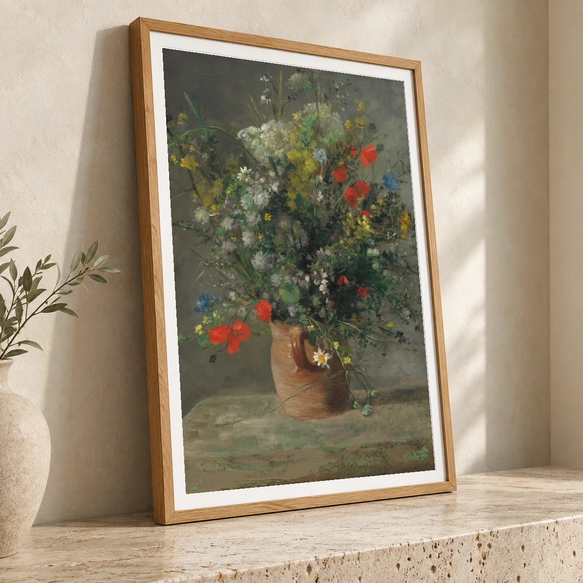 Flowers In A Vase 1983.1.32 — Famous Paintings famous paintings print by SaamCrafts