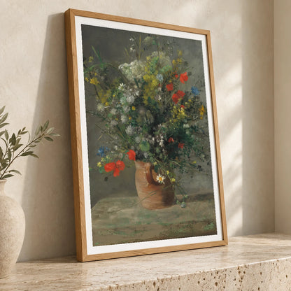 Flowers In A Vase 1983.1.32 — Famous Paintings famous paintings print by SaamCrafts