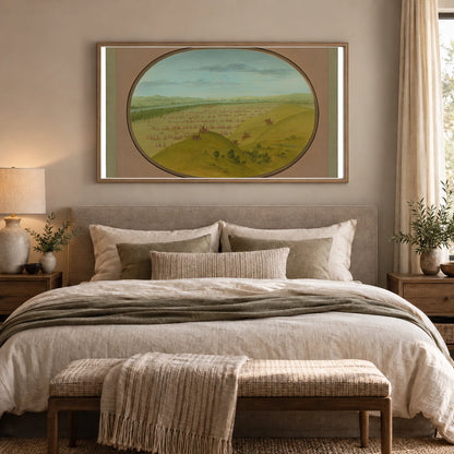 Fort Pierre 1965.16.139 — Famous Paintings shown in a styled interior