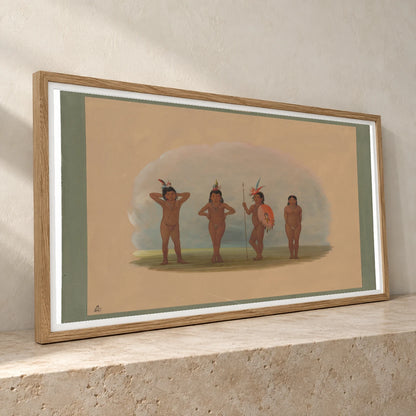 Four Zurumati Children 1965.16.229 — Famous Paintings famous paintings print by SaamCrafts