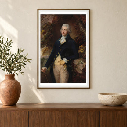 Francis Basset, Lord De Dunstanville 2014.79.705 — Famous Paintings shown in a styled interior