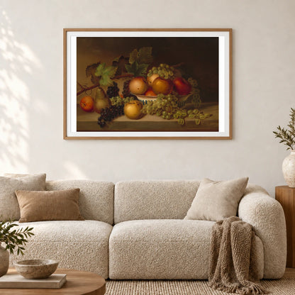Fruit 2014.136.71 — Famous Paintings shown in a styled interior