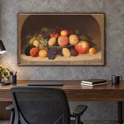 Fruit Still Life 2014.136.106 — Famous Paintings shown in a styled interior