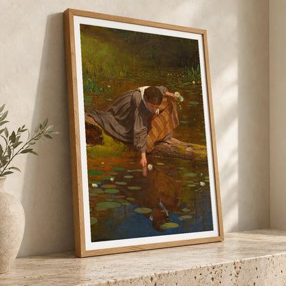 Gathering Lilies 2008.66.3 — Famous Paintings famous paintings print by SaamCrafts
