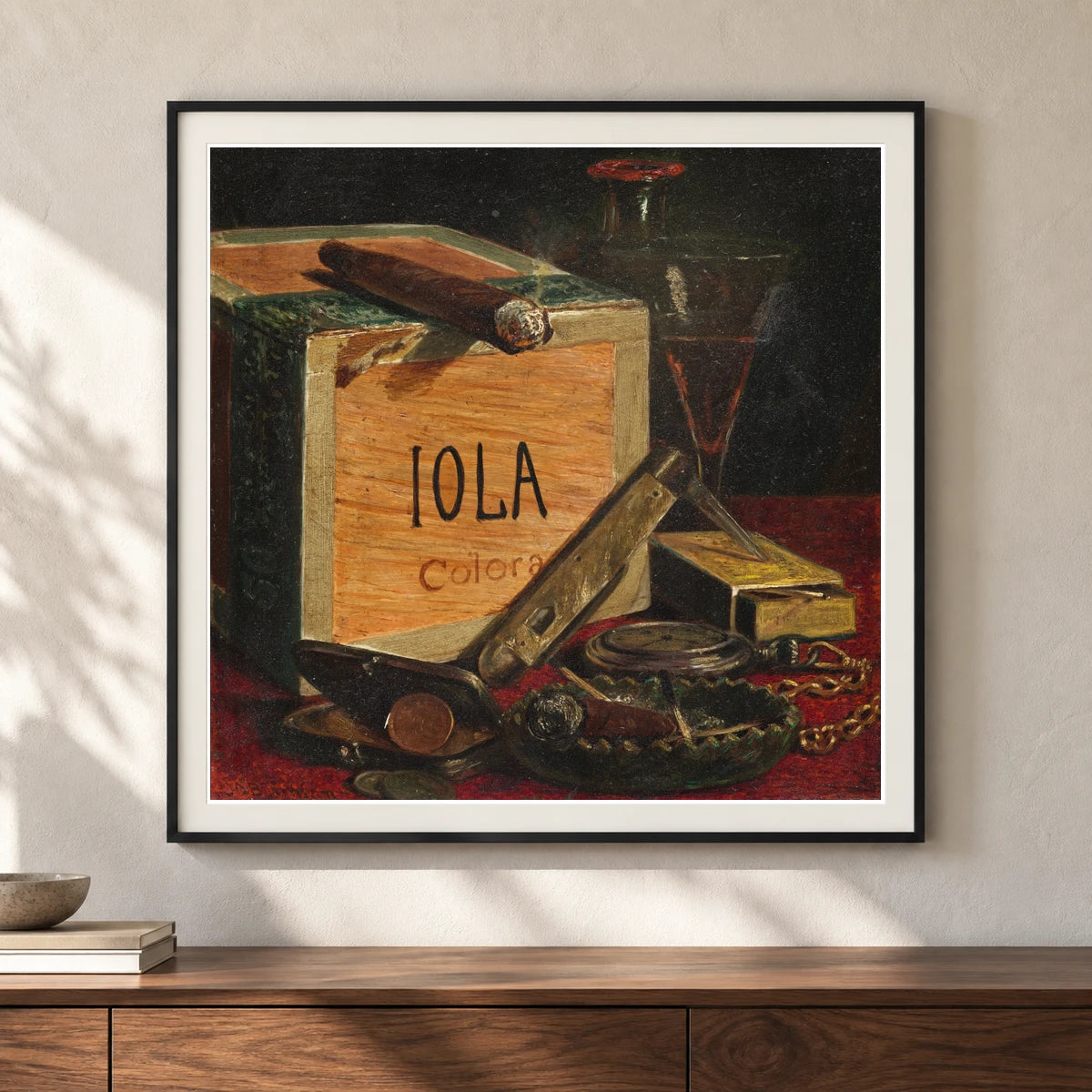 Gentlemen S Still Life 2018.44.27 — Famous Paintings shown in a styled interior
