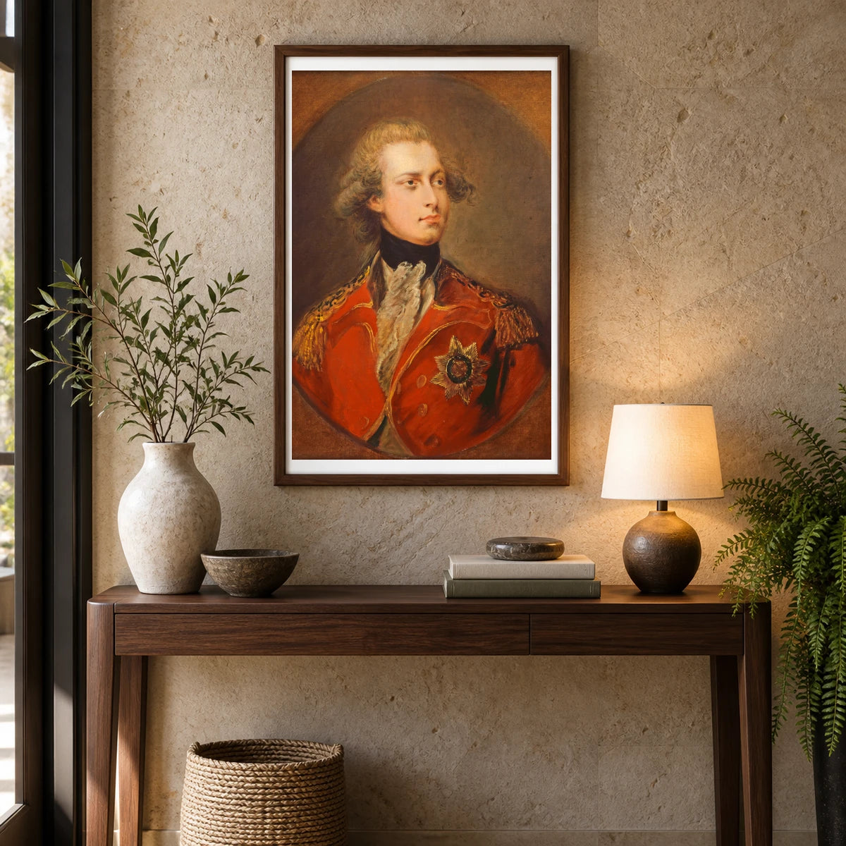 George Iv As Prince Of Wales 1937.1.98 — Famous Paintings shown in a styled interior