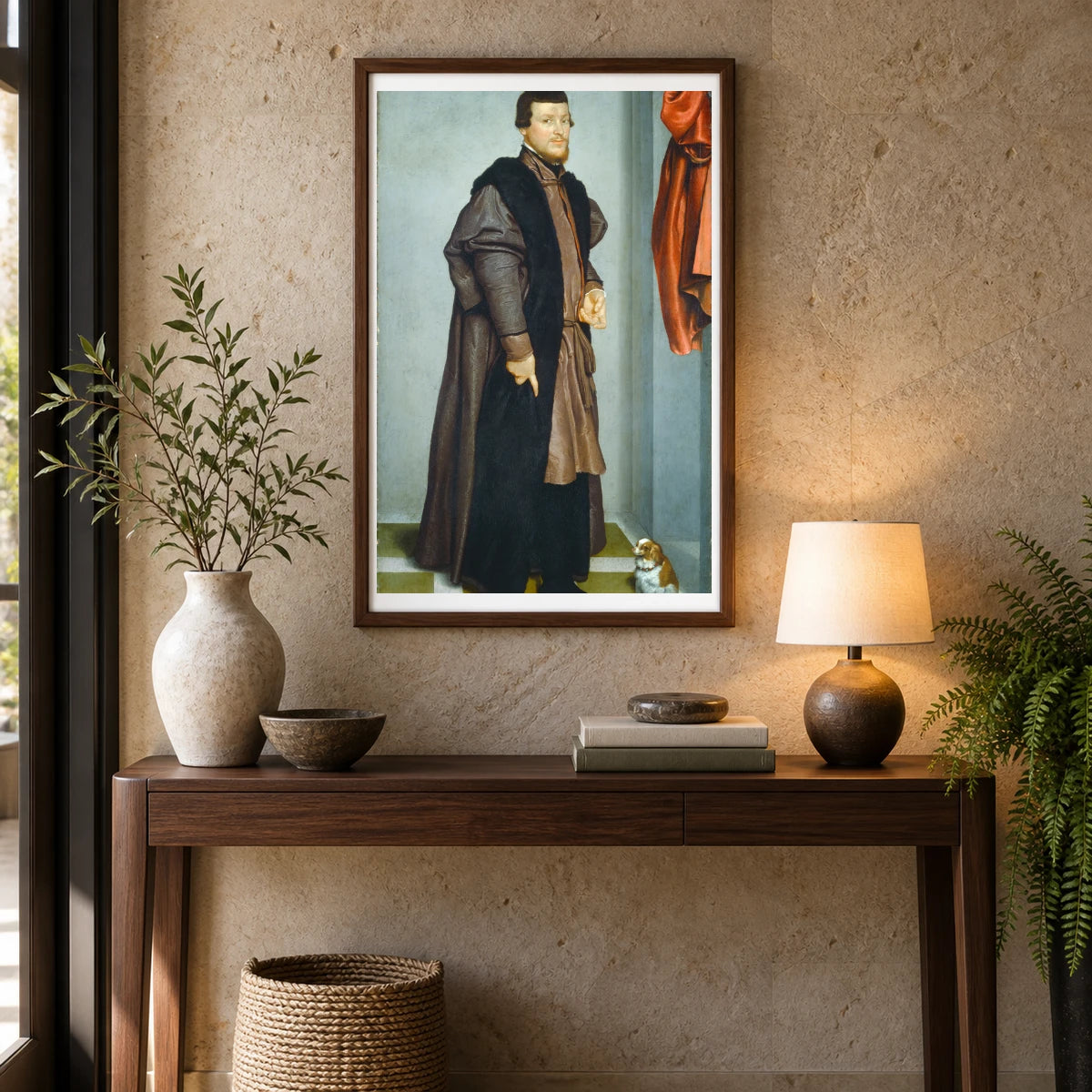Gian Federico Madruzzo 1960.6.27 — Famous Paintings shown in a styled interior