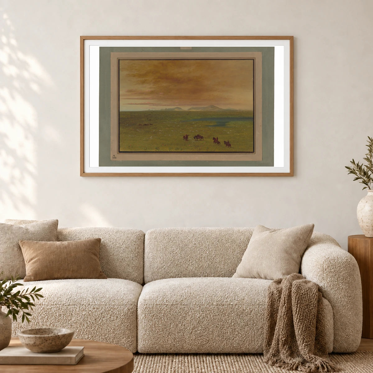 Grand Lavoir, Pampa Del Sacramento 1965.16.297 — Famous Paintings shown in a styled interior