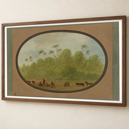 Halting To Make A Sketch 1965.16.307 — Famous Paintings famous paintings print by SaamCrafts