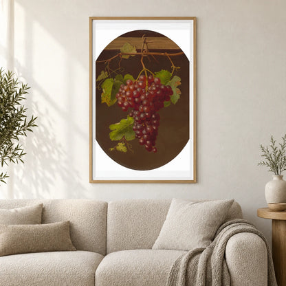 Hanging Bunch Of Grapes 2018.44.21 — Famous Paintings shown in a styled interior