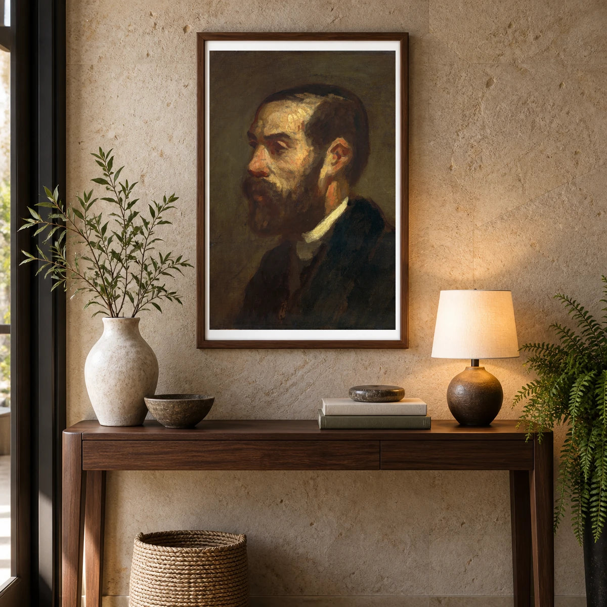 Hippolyte Lavoignat 1963.10.117 — Famous Paintings shown in a styled interior