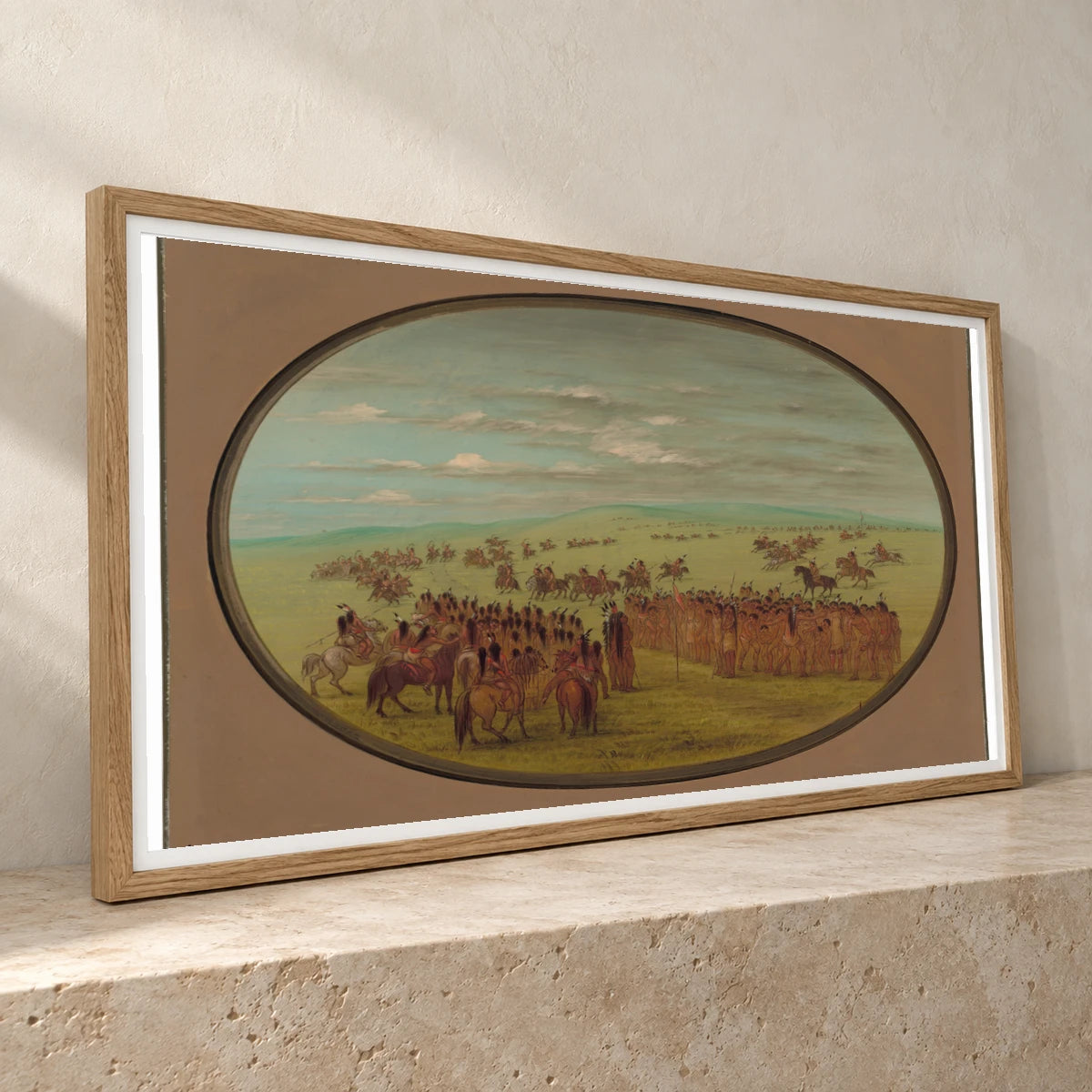 Horse Racing Minatarrees 1965.16.183 — Famous Paintings famous paintings print by SaamCrafts