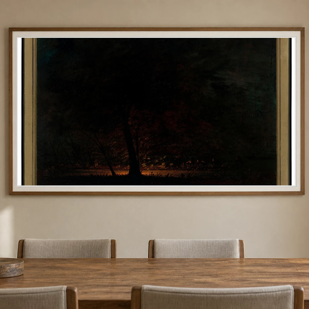 Ignis Fatuus, Rio Uruguay 1965.16.292 — Famous Paintings shown in a styled interior