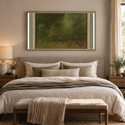 Indian Camp In The Forest 1965.16.289 — Famous Paintings shown in a styled interior