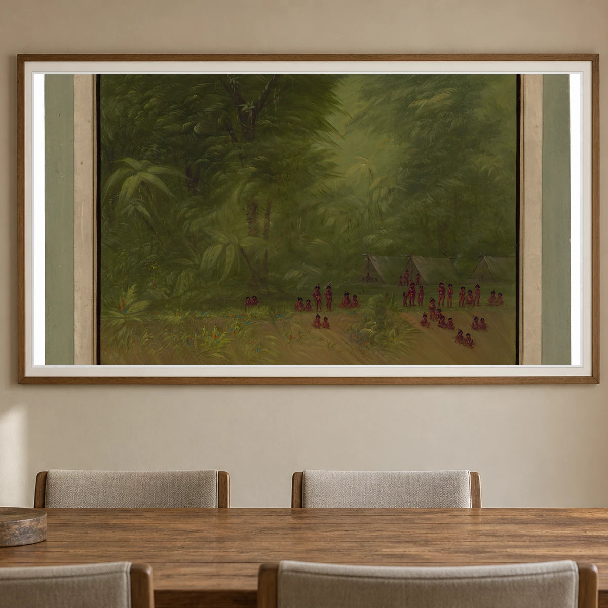 Indian Camp In The Forest 1965.16.289 — Famous Paintings shown in a styled interior