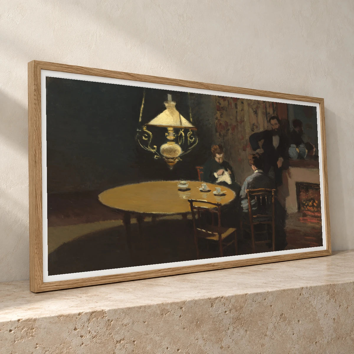 Interior, After Dinner 1983.1.26 — Famous Paintings famous paintings print by SaamCrafts