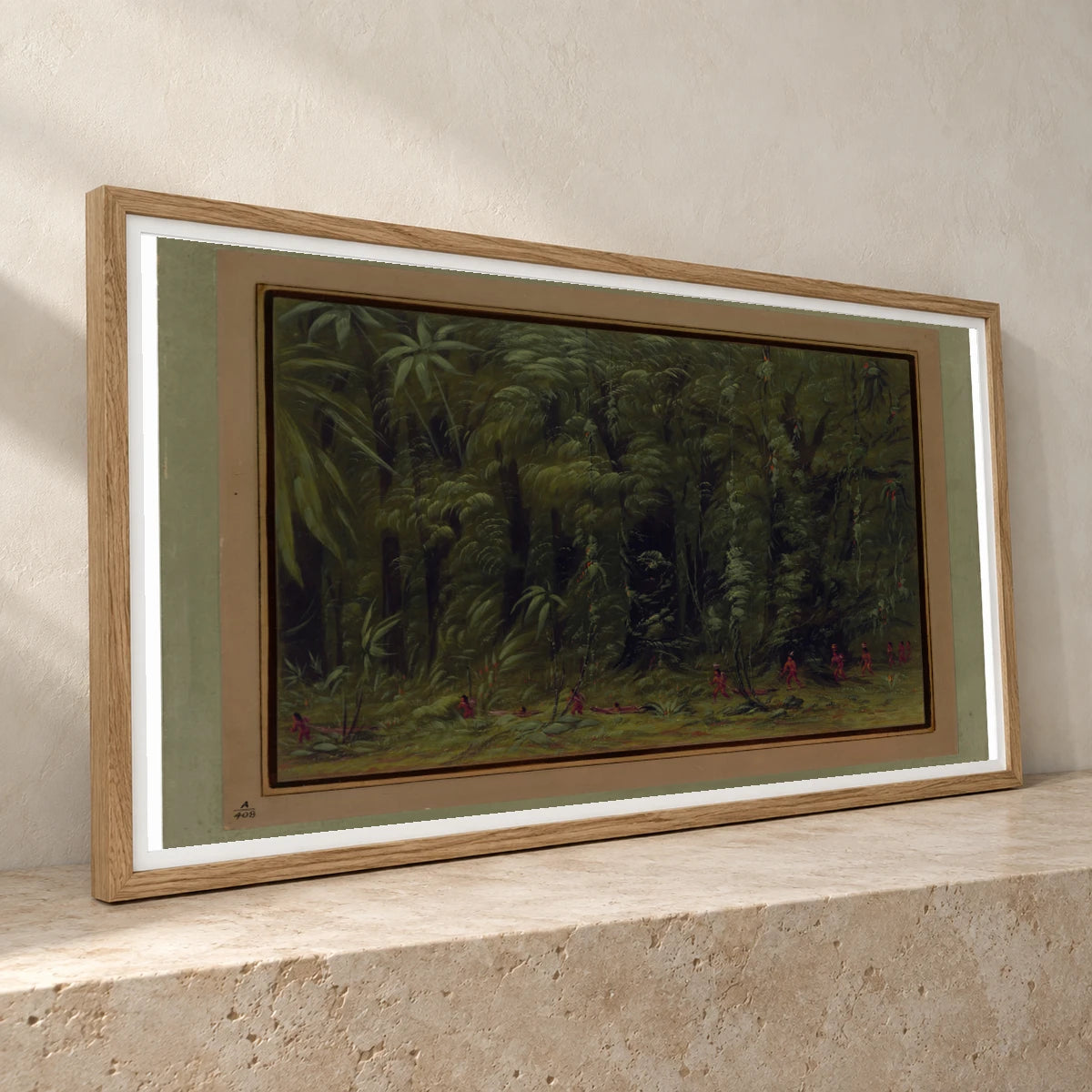 Interior Of An Amazon Forest Zurumati 1965.16.271 — Famous Paintings famous paintings print by SaamCrafts