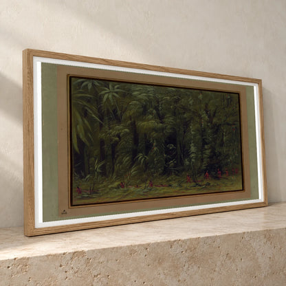Interior Of An Amazon Forest Zurumati 1965.16.271 — Famous Paintings famous paintings print by SaamCrafts