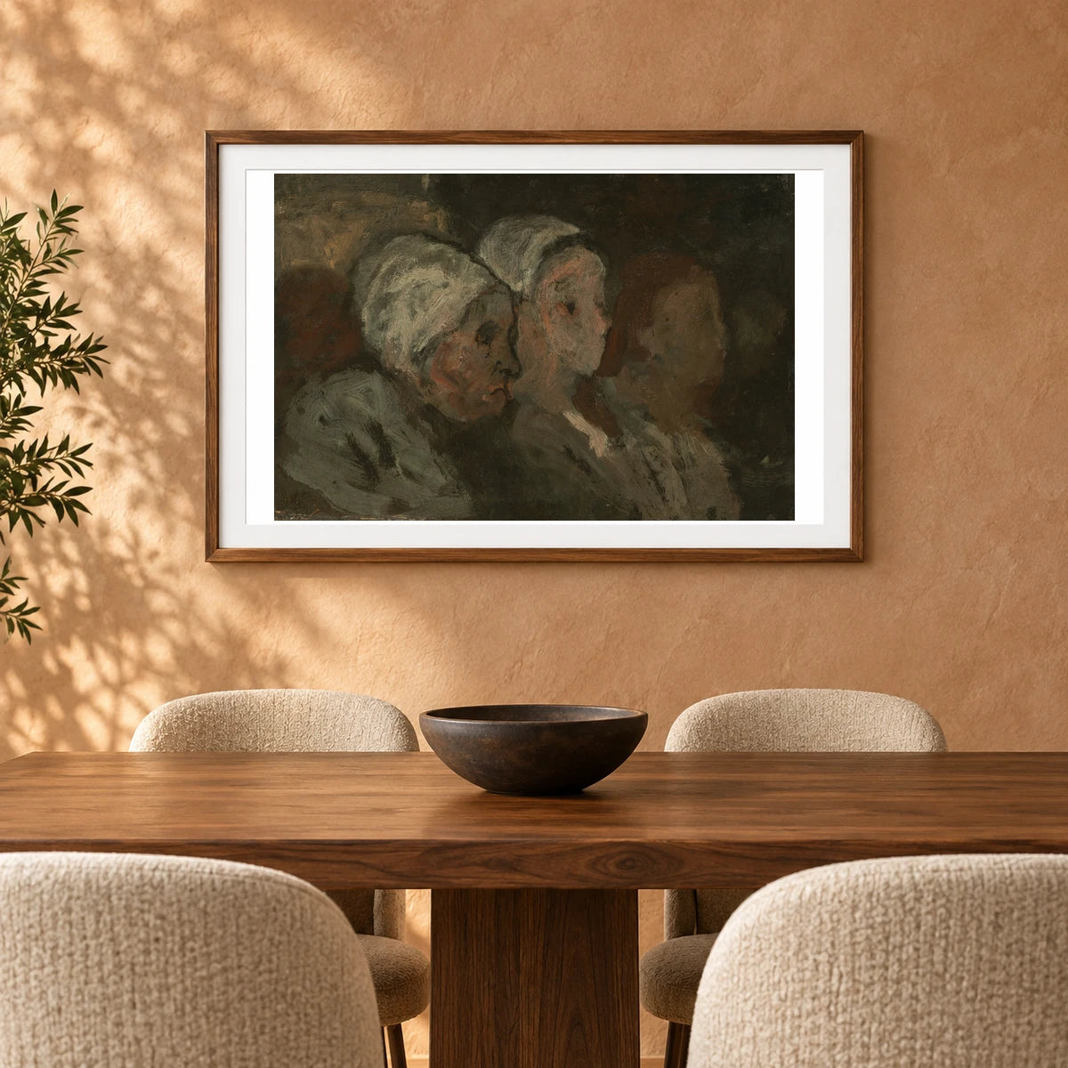 In Church 1943.11.1 — Famous Paintings shown in a styled interior