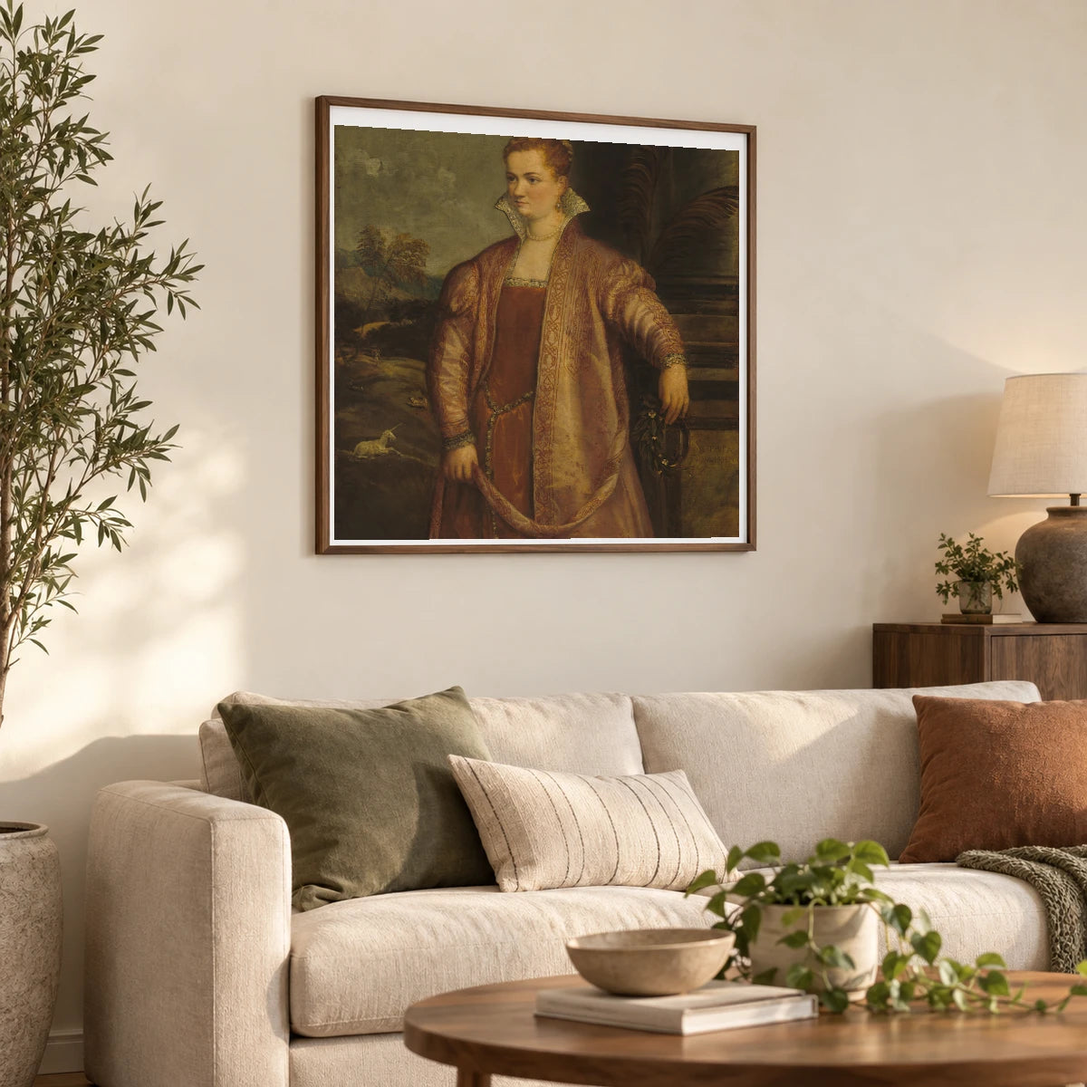 Irene Di Spilimbergo 1942.9.83 — Famous Paintings shown in a styled interior