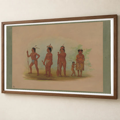 Klatsop Indians 1965.16.158 — Famous Paintings famous paintings print by SaamCrafts