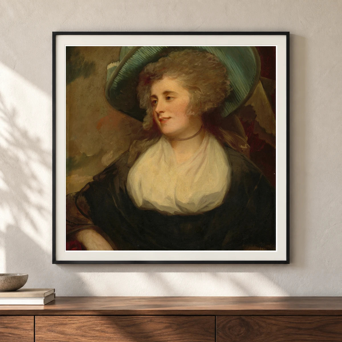 Lady Arabella Ward 1942.9.78 — Famous Paintings shown in a styled interior