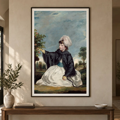 Lady Caroline Howard 1937.1.106 — Famous Paintings shown in a styled interior