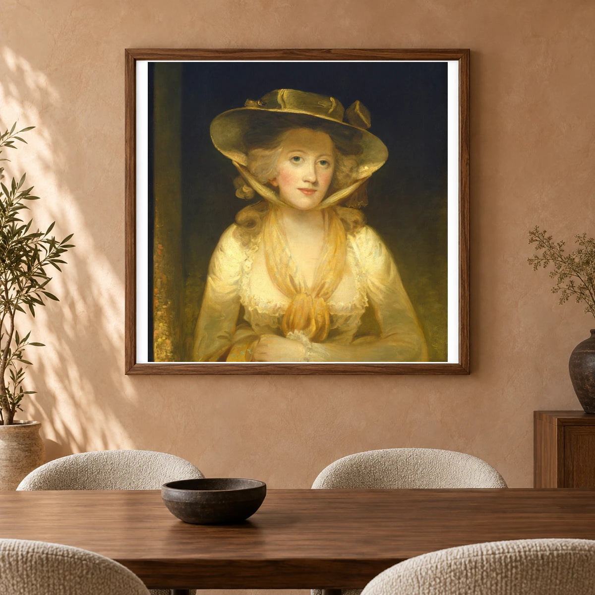 Lady Cunliffe 1979.65.1 — Famous Paintings shown in a styled interior