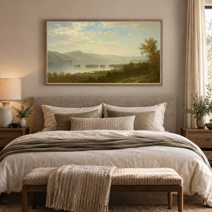 Lake George 2014.136.120 — Famous Paintings shown in a styled interior