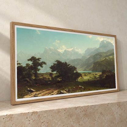 Lake Lucerne 1990.50.1 — Famous Paintings famous paintings print by SaamCrafts