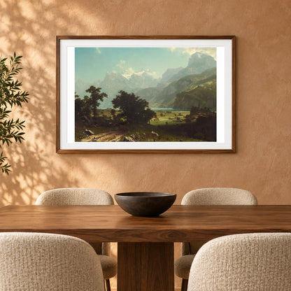 Lake Lucerne 1990.50.1 — Famous Paintings shown in a styled interior