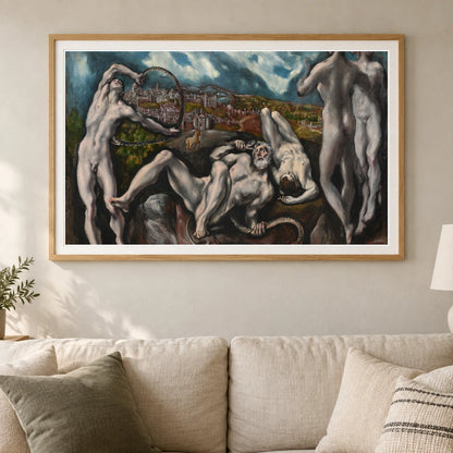Laocoon 1946.18.1 — Famous Paintings shown in a styled interior