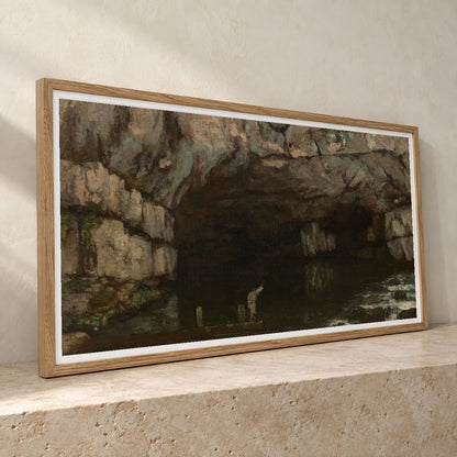 La Grotte De La Loue 1957.6.1 — Famous Paintings famous paintings print by SaamCrafts