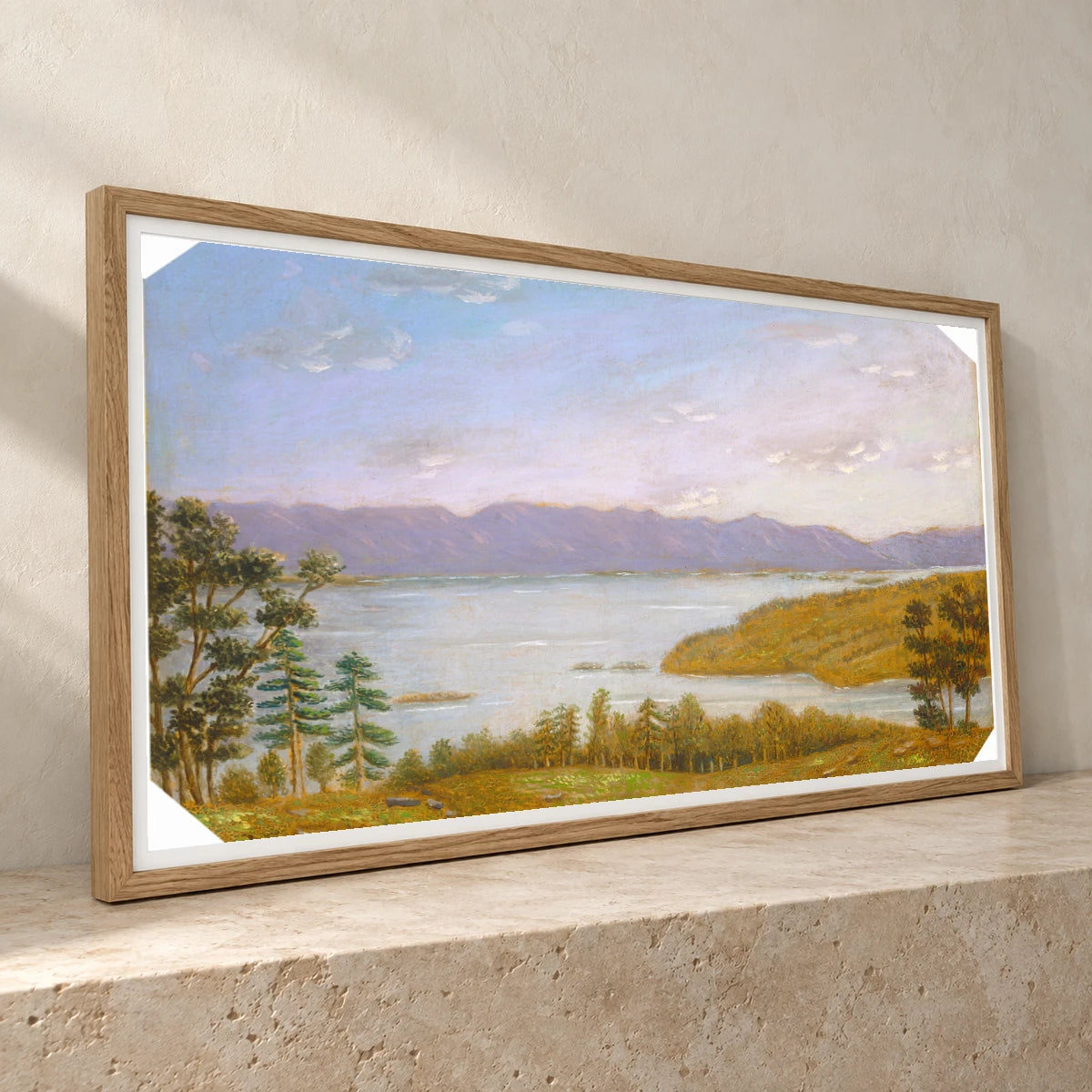 Leverett Pond 1978.80.5 — Famous Paintings famous paintings print by SaamCrafts