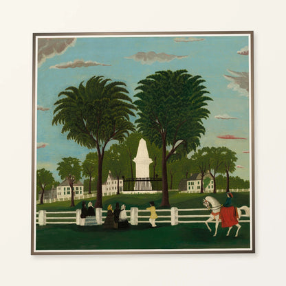 Lexington Battle Monument 1953.5.88 — Famous Paintings famous paintings print by SaamCrafts