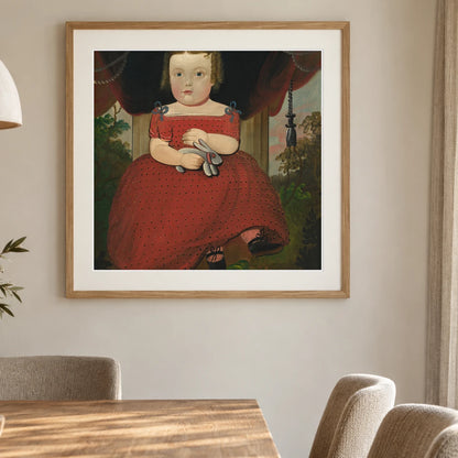 Little Miss Fairfield 1971.83.9 — Famous Paintings shown in a styled interior