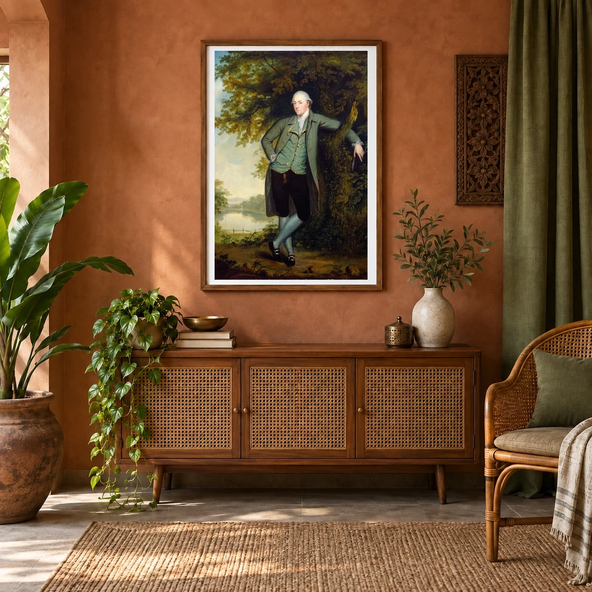 Lord Algernon Percy 1956.9.4 — Famous Paintings shown in a styled interior