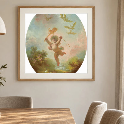 Love As Folly 1970.17.111 — Famous Paintings shown in a styled interior