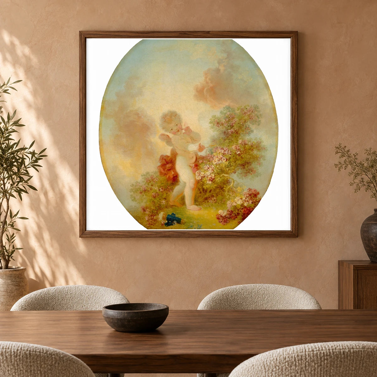 Love The Sentinel 1947.2.2 — Famous Paintings shown in a styled interior